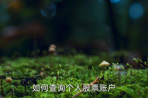 怎么看股票什么戶，怎樣查詢自己的股票賬戶在什么地方開的戶
