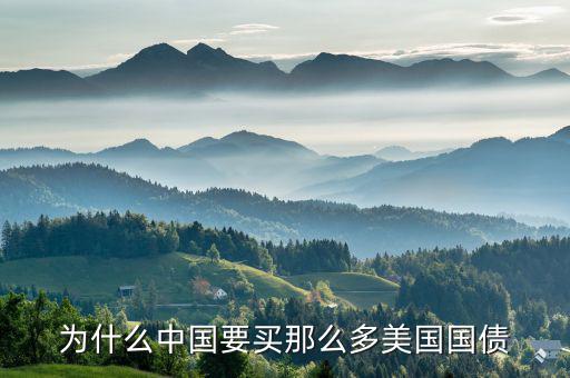 中國為什么美國國債，為什么中國一定要購買美國國債