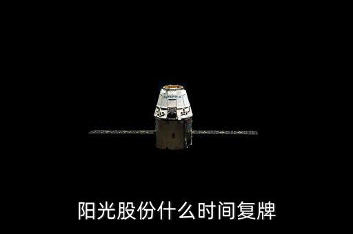 陽光股份什么時(shí)間復(fù)牌