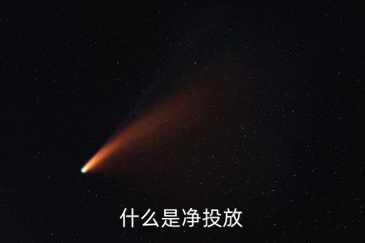 什么是凈投放，什么為凈投放