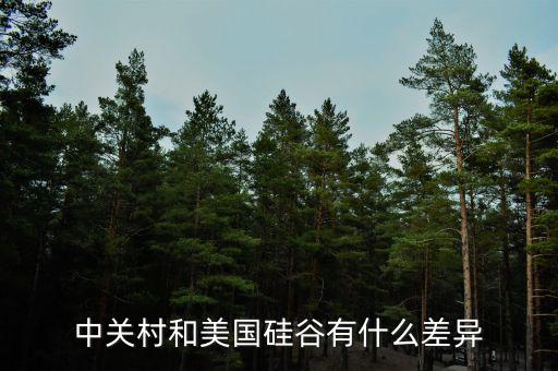為什么中國的中關(guān)村變不成美國的硅谷，中國硅谷是