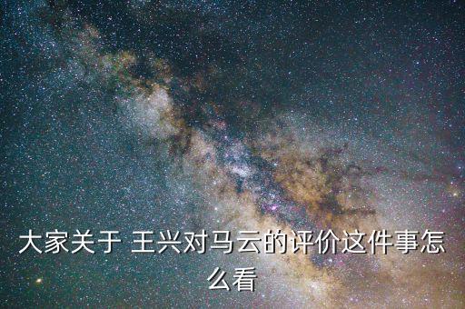 大家關(guān)于 王興對馬云的評(píng)價(jià)這件事怎么看