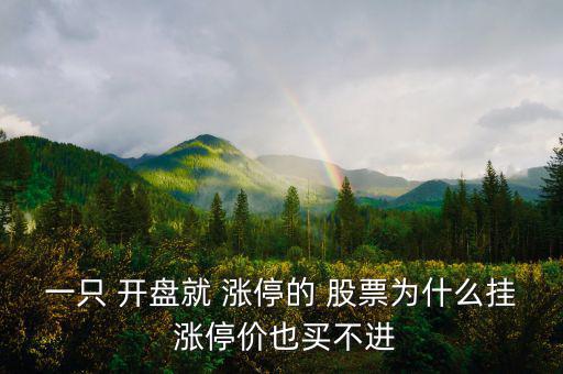 開(kāi)盤漲停的股票怎么樣才能買到,漲停開(kāi)盤必須知道的事