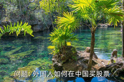 問題: 外國(guó)人如何在中國(guó)買股票
