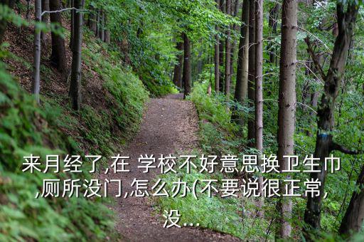 來月經了,在 學校不好意思換衛(wèi)生巾,廁所沒門,怎么辦(不要說很正常,沒...