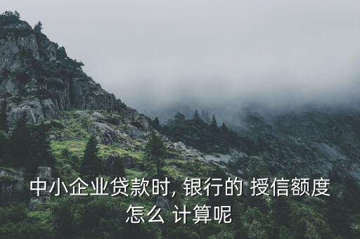 銀行授信怎么計(jì)算,申請貸款先在人民銀行當(dāng)?shù)刂修k理貸款卡