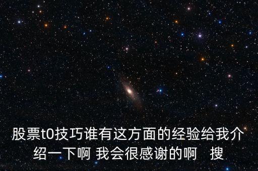 1操0的有什么技巧，股票t0技巧誰有這方面的經(jīng)驗給我介紹一下啊 我會很感謝的啊   搜