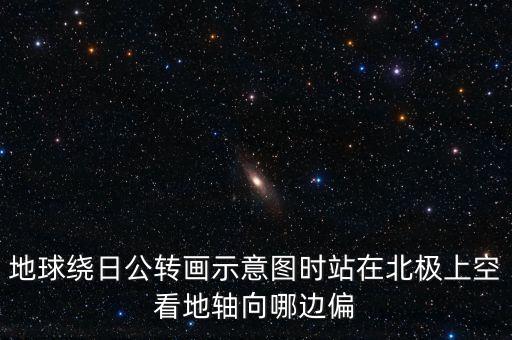 地球繞日公轉(zhuǎn)畫示意圖時站在北極上空看地軸向哪邊偏