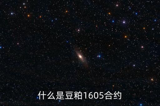 豆一1605什么意思，1605這組數(shù)字是什么意思