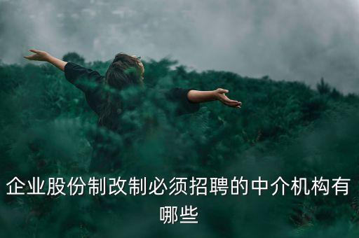什么樣的重組需要中介選聘，企業(yè)股份制改制必須招聘的中介機構有哪些