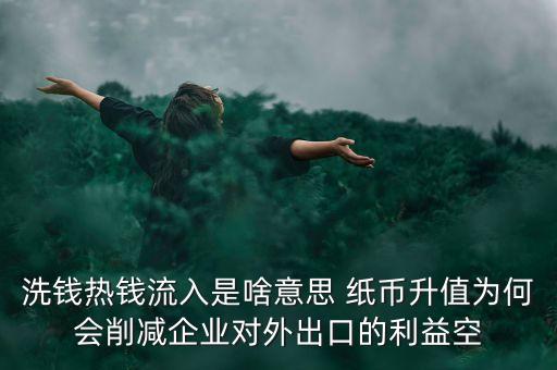 熱錢流入是什么意思，洗錢熱錢流入是啥意思 紙幣升值為何會削減企業(yè)對外出口的利益空