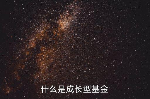 什么是成長(zhǎng)型基金