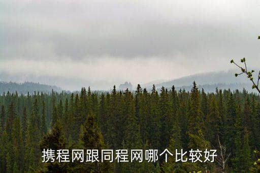 攜程和同程有什么區(qū)別，同程網(wǎng)攜程網(wǎng)那個(gè)好用