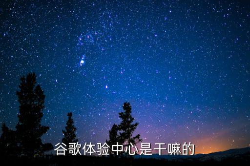 谷歌體驗(yàn)中心是干嘛的