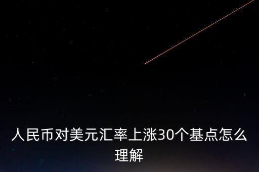 什么是人民幣對美元匯率基點，什么是人民幣對美元匯率