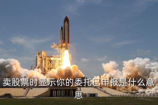 股票已申報(bào)什么意思，股票交易中的狀態(tài)說明是已申報(bào)是什么意思