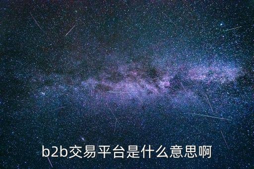 ib業(yè)務(wù)是什么，B2B是什么意思