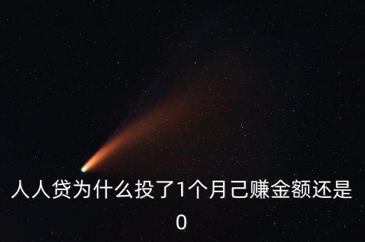 人人貸為什么不顯示收益，人人貸p2p怎么去看不到收益多少