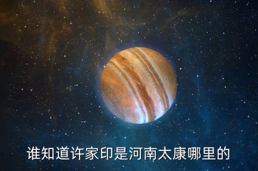 許家印為太康做了什么，誰知道許家印是河南太康哪里的