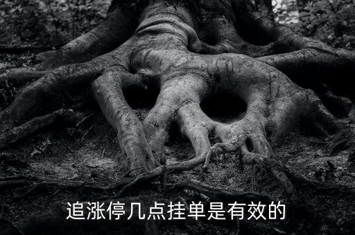搶漲停什么時(shí)間掛單最有效，委托最早時(shí)間為了追漲停每天最早什么時(shí)候掛單有效