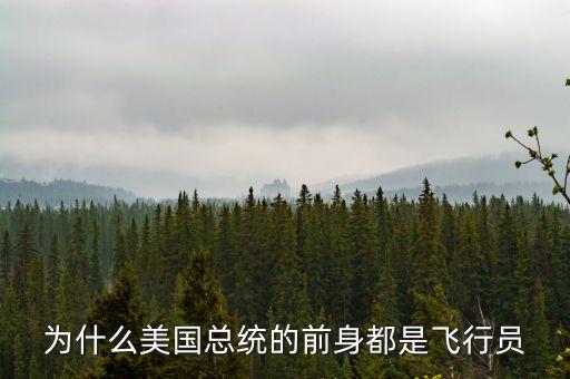 為什么美國(guó)總統(tǒng)候選人都是前，為什么美國(guó)總統(tǒng)的前身都是飛行員