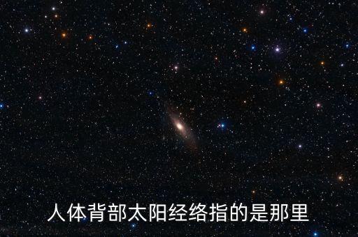 后背的大經(jīng)是什么，人體背部太陽(yáng)經(jīng)絡(luò)指的是那里