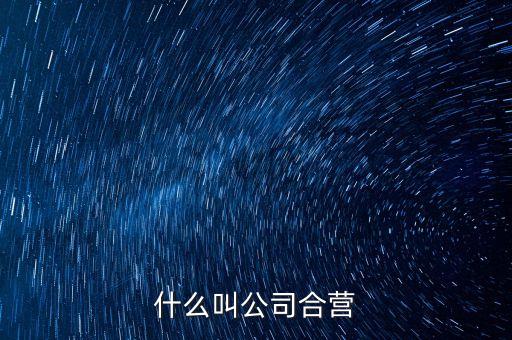 什么是合營公司，合營公司和聯(lián)營公司的區(qū)別還有子公司