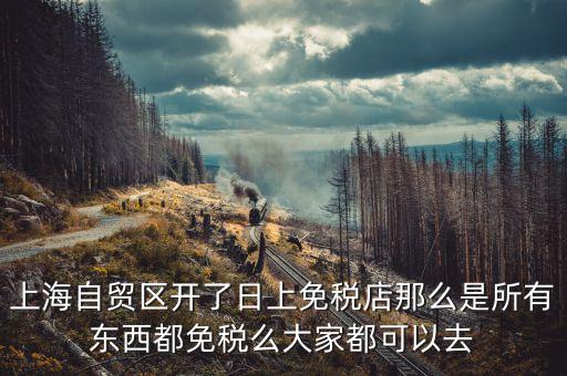 上海自貿(mào)區(qū)免稅店有些什么東西，上海自貿(mào)區(qū)有什么賣(mài)的