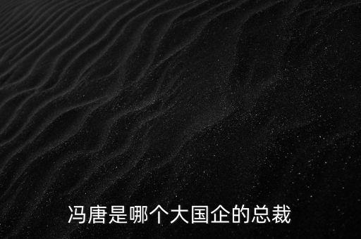 馮唐在華潤(rùn)做什么，馮唐張海鵬現(xiàn)在從事什么職業(yè)