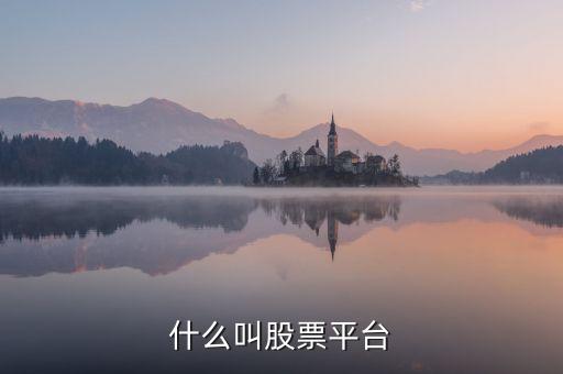 什么叫股票平臺