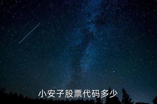 小安子是什么股票，小安子股票代碼多少