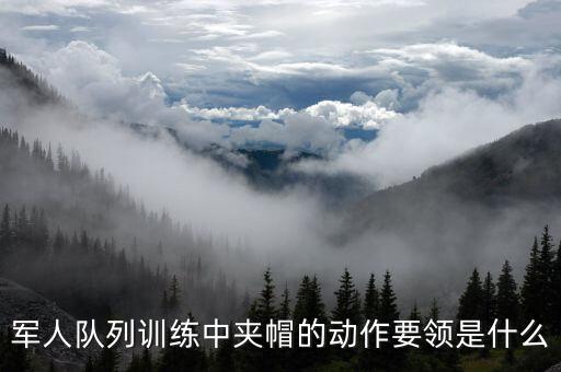 軍人隊列訓(xùn)練中夾帽的動作要領(lǐng)是什么
