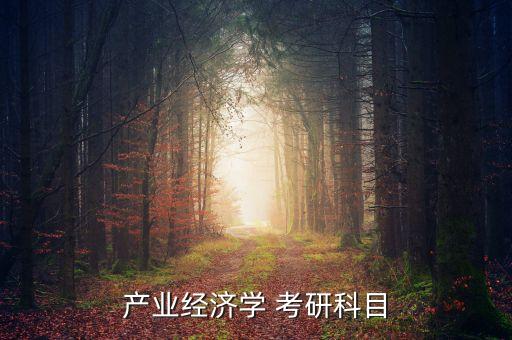 產(chǎn)業(yè)經(jīng)濟(jì)學(xué)一般都考什么，產(chǎn)業(yè)經(jīng)濟(jì)學(xué) 考研科目