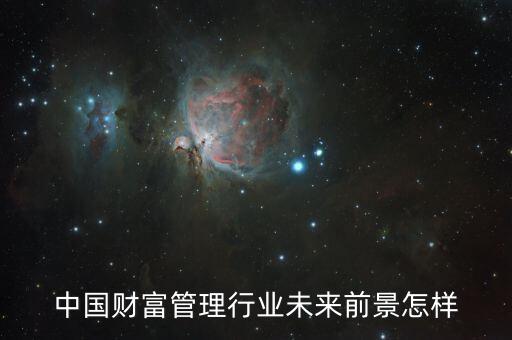 中國財富管理行業(yè)未來前景怎樣