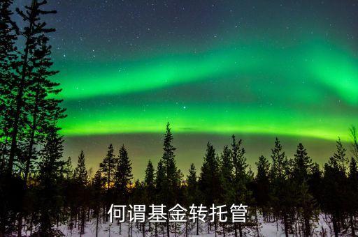 什么是基金轉(zhuǎn)托管，何謂基金轉(zhuǎn)托管