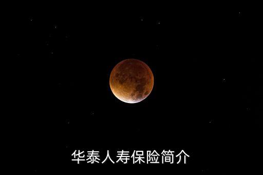 華泰人壽保險簡介