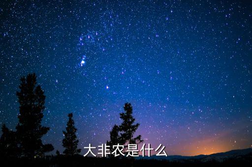 什么是大非農(nóng)，大非農(nóng)什么意思