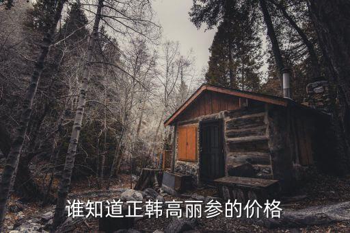 韓國旅游買高麗參是什么價格，到韓國旅游區(qū)哪兒能買到價格合理的高麗參