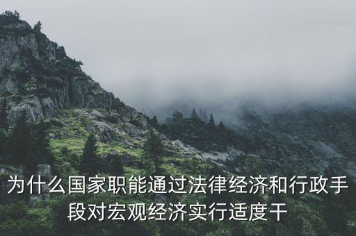 政府為什么過度干預經(jīng)濟，政府為什么干預市場
