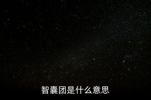中國四大智囊團指的是什么，四大智囊哪個最厲害
