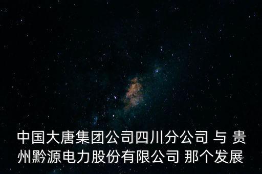 黔源電力是做什么的，想知道 安順市 普定黔源電站 在哪