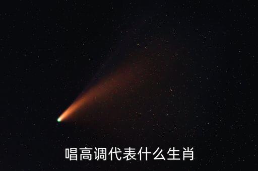 唱高調代表什么生肖