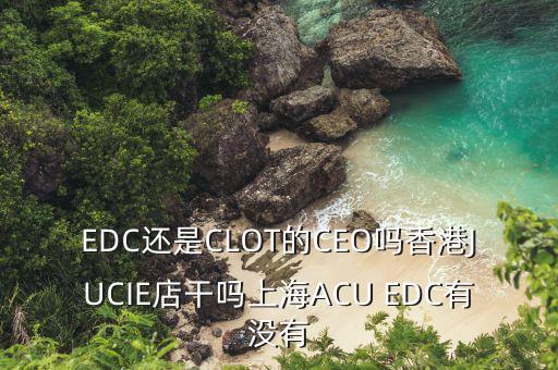 揚杰電子董事長梁勤以前干什么的，EDC還是CLOT的CEO嗎香港JUCIE店干嗎上海ACU EDC有沒有