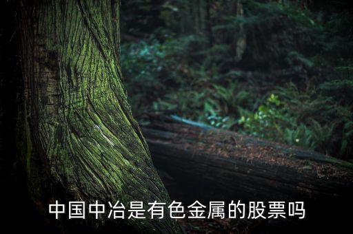 中國中冶屬于什么板塊，中國中冶在哪個 版塊