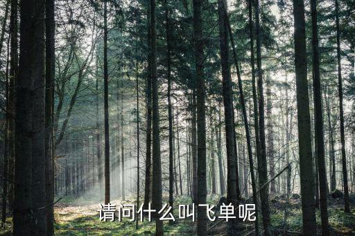 為什么叫飛單業(yè)務(wù)，營業(yè)員怎么飛單什么叫飛單
