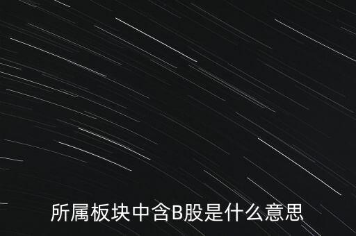 st大化b股什么意思，我國(guó)兩大股市有幾種類別的股票ST版快B股分別是什么意思啊