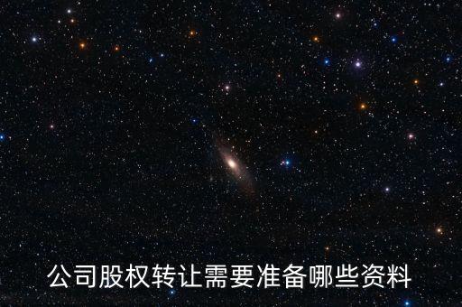 公司股權(quán)轉(zhuǎn)讓需要準(zhǔn)備哪些資料
