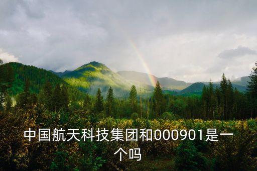 中國航天科技集團(tuán)和000901是一個(gè)嗎