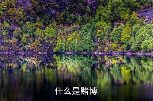 賭博是一種什么行為，賭博是什么呢