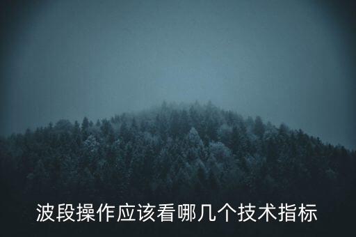 波段操作應(yīng)該看哪幾個技術(shù)指標(biāo)